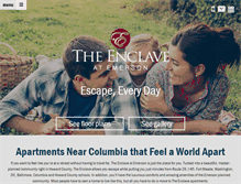 Tablet Screenshot of enclaveatemerson.com